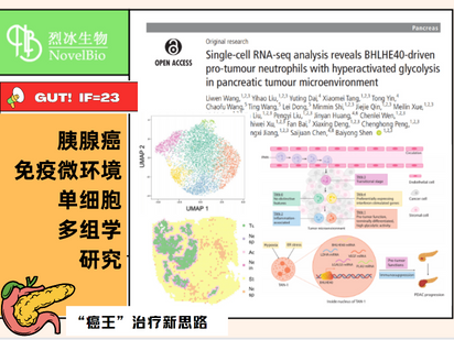 GUT重磅來襲！單細胞+空轉+免疫熒光的王炸組合，烈冰助力交大醫學院研究團隊解析胰腺癌免疫微環境